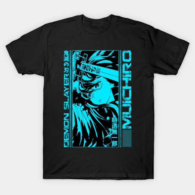 Muichirou light blue dm T-Shirt by NekerArt